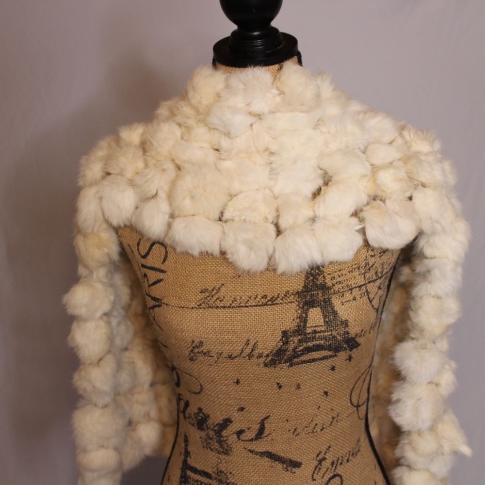 Fur ball scarf